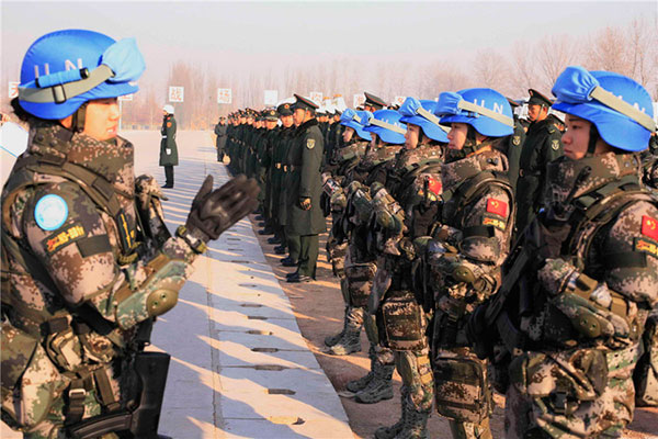 China Defense Blog: 4th Chinese peacekeeping infantry 